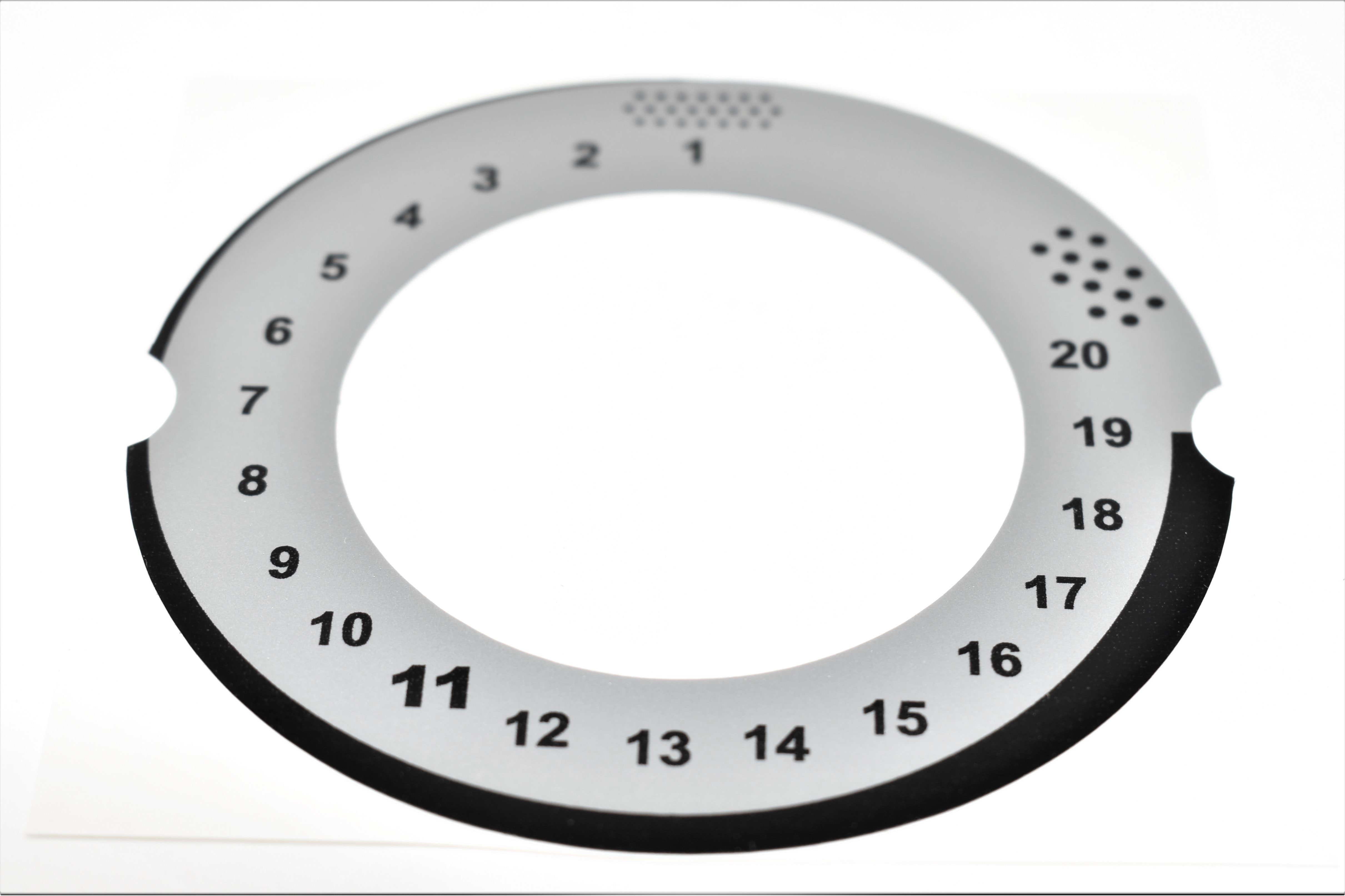 KeGu Faceplate scale, 20 position
