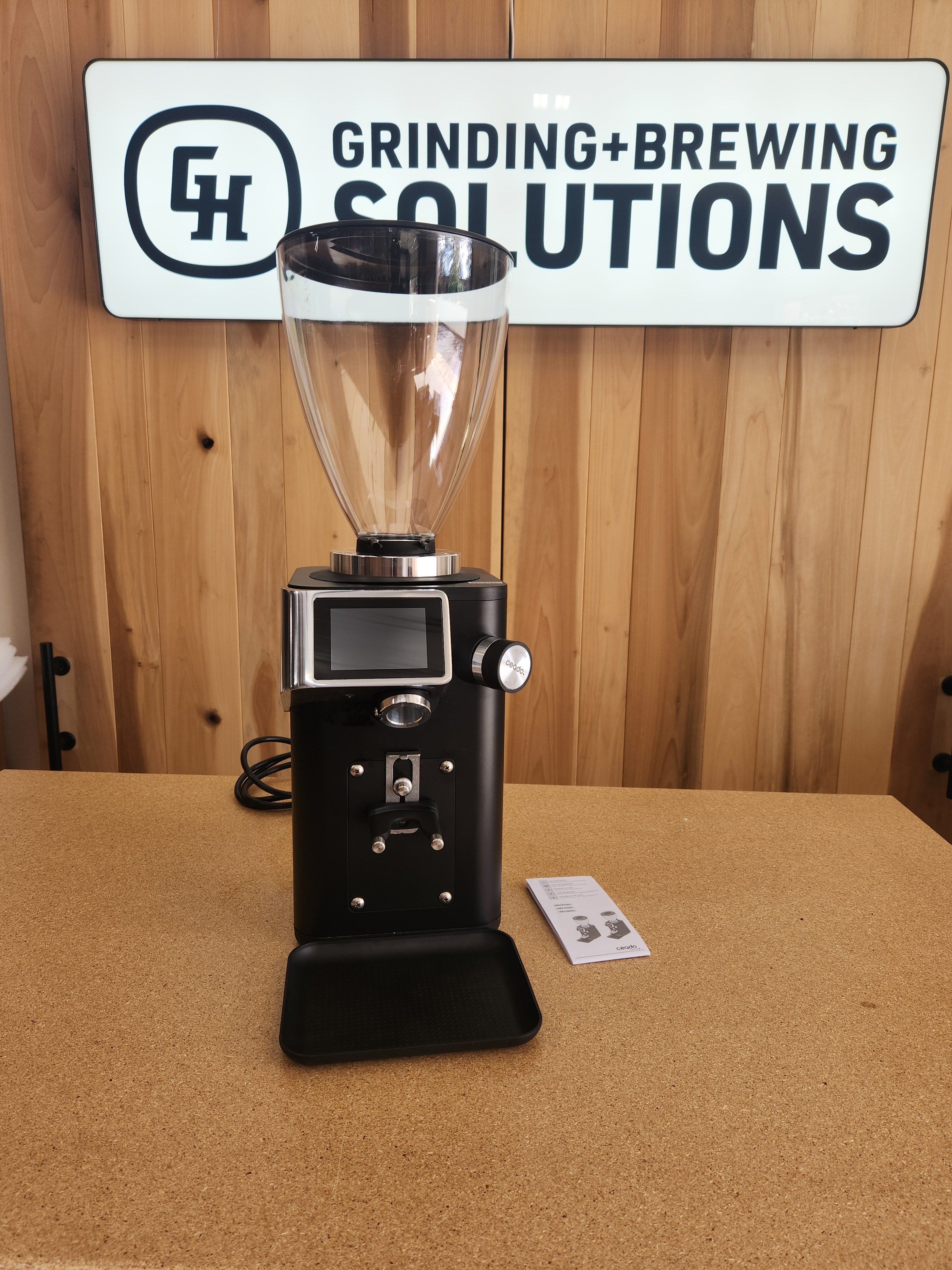 Ceado REV Steel Espresso Grinder with PFA black DEMO CHE415053