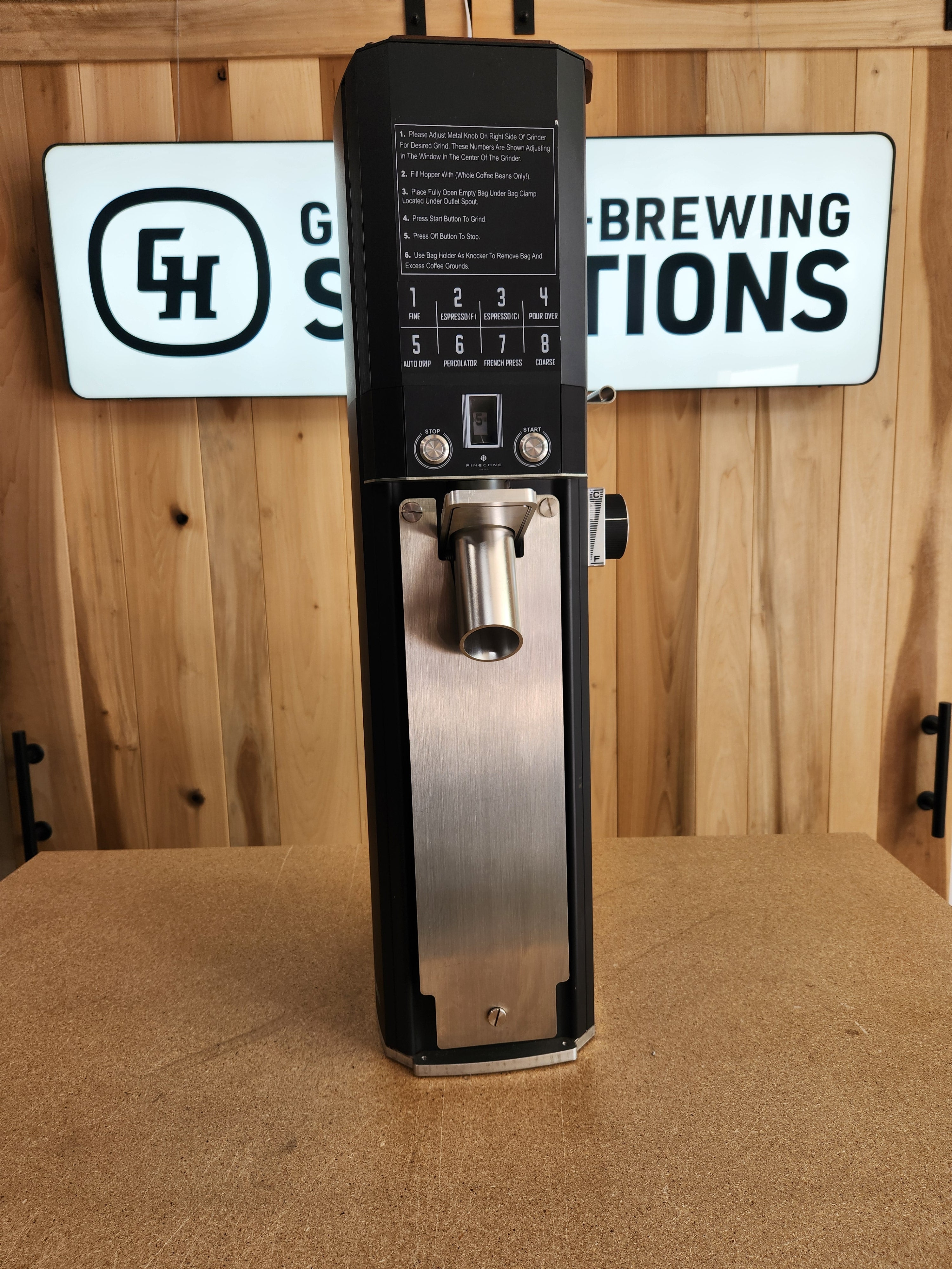 Foxtail Mechanical Commercial Shop Grinder DEMO 000935